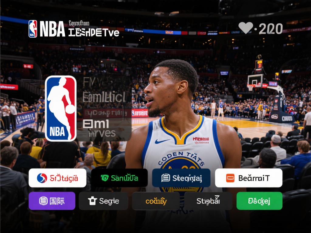 多种语言支持：专业的NBA直播平台，往往